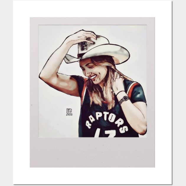 Kat "Stetson" Barrell Wall Art by Skip A Doodle